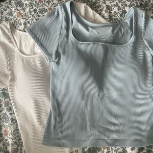 Uniqlo Ribbed Crop Bra Tops